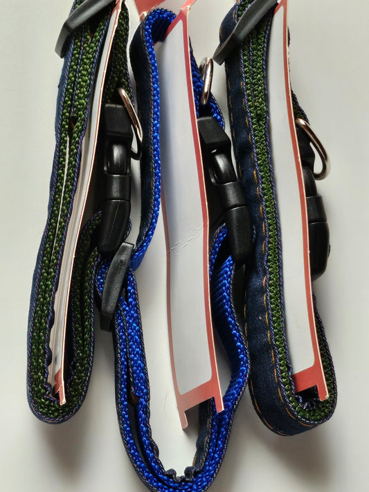 Large dog collars with quick release buckle