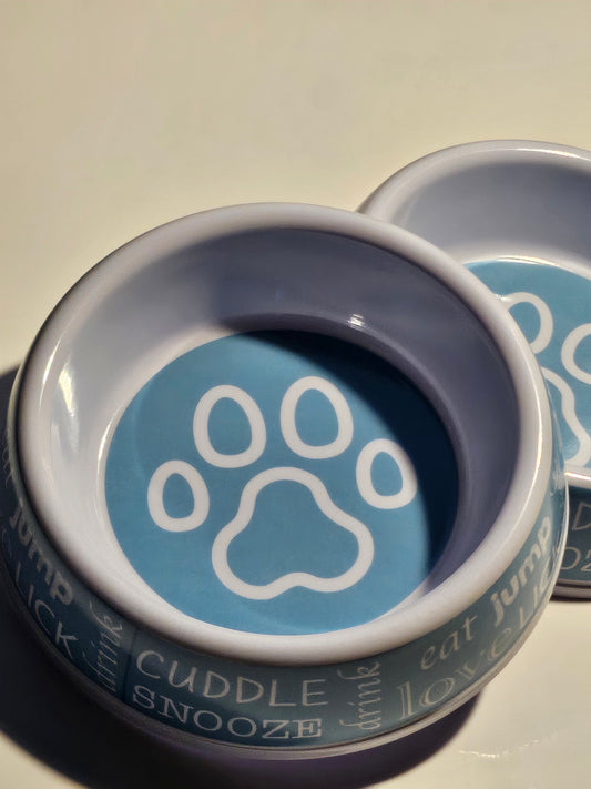 Stackable dog pet feeding bowls great for food or water medium size. 6×2